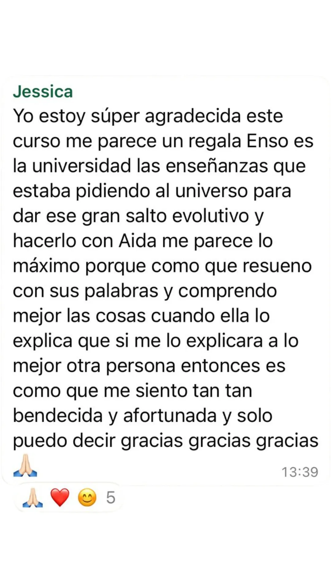 Testimonio 1 sobre la Academia ADN